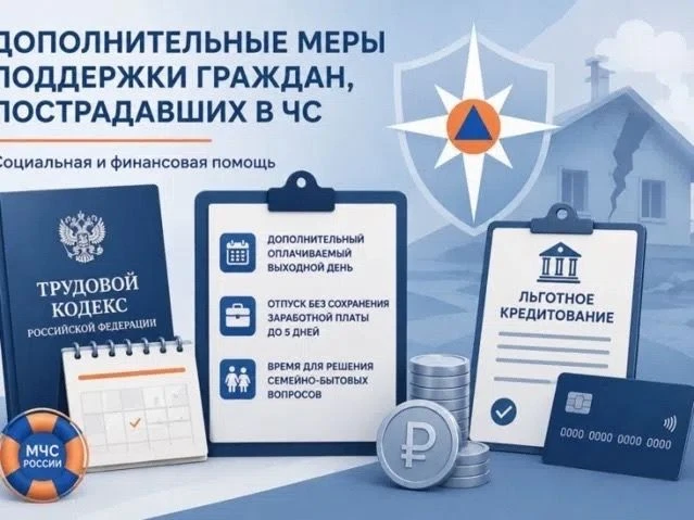 🔥Новые меры поддержки для пострадавших в ЧС