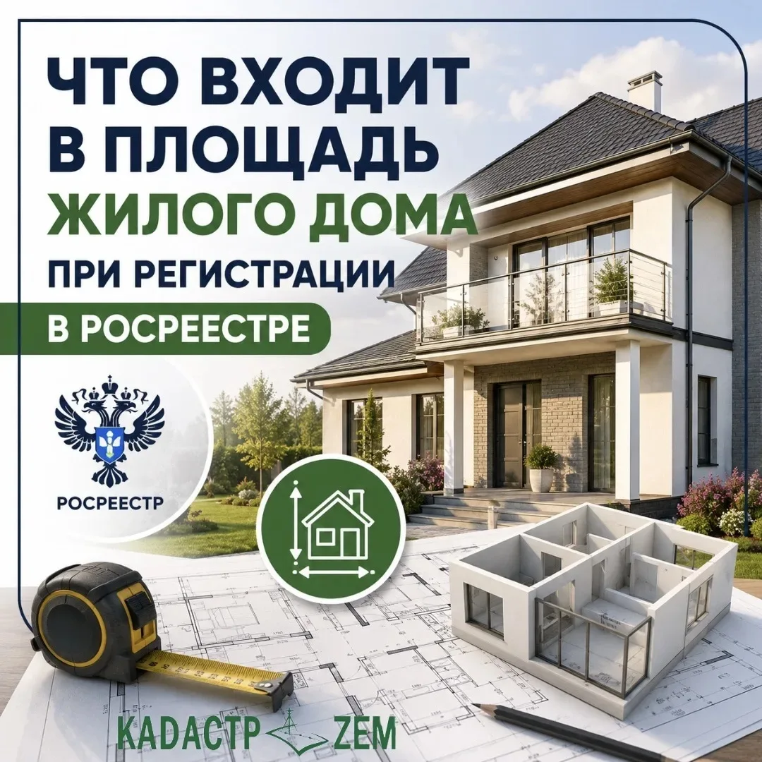 🏠  ЧТО ВХОДИТ В ПЛОЩАДЬ ЖИЛОГО ДОМА