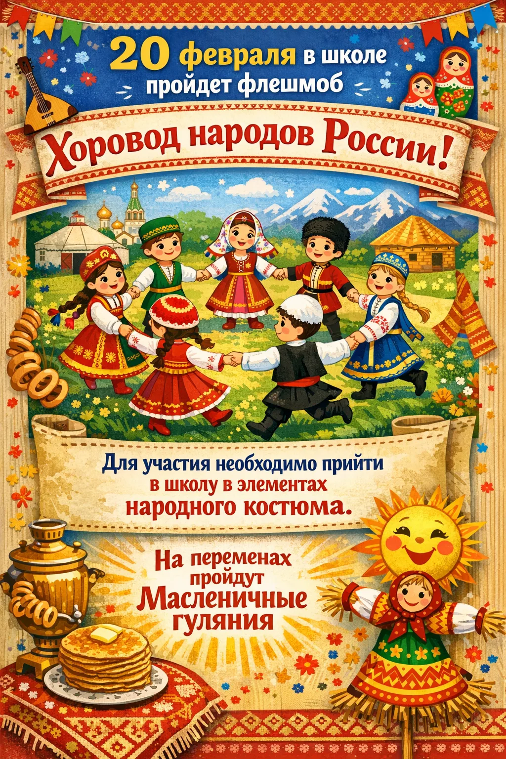 2026 год объявлен годом единства народов России.