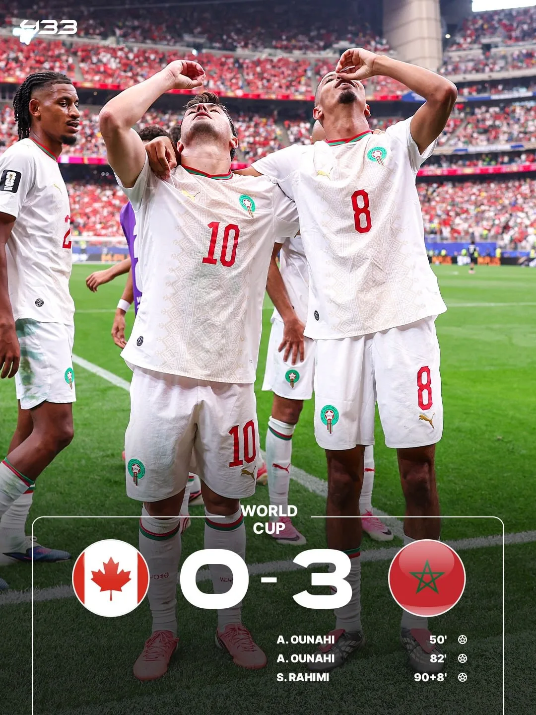 🇲🇦Марокко выходит в 1/4 финала!