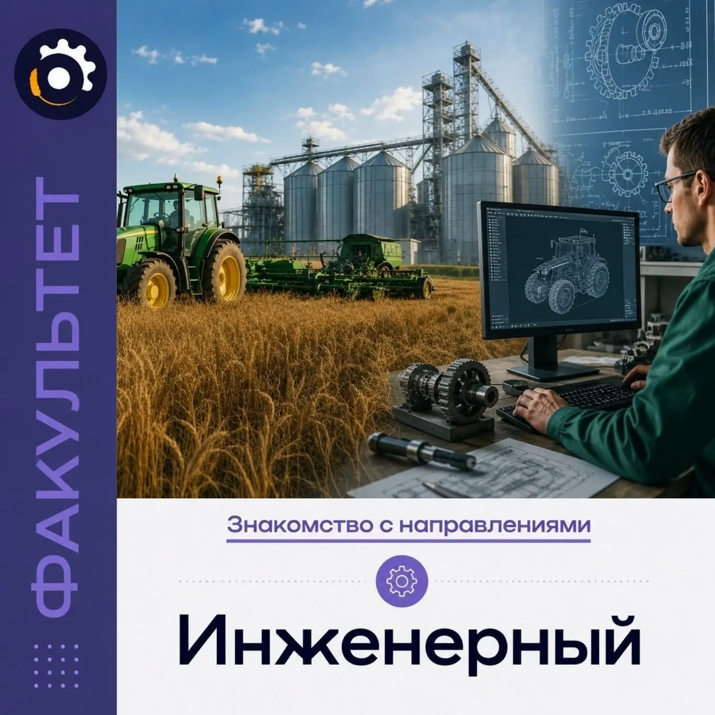 🤝Продолжаем серию постов-знакомств с факультетами Ульяновского государственного аграрного университ