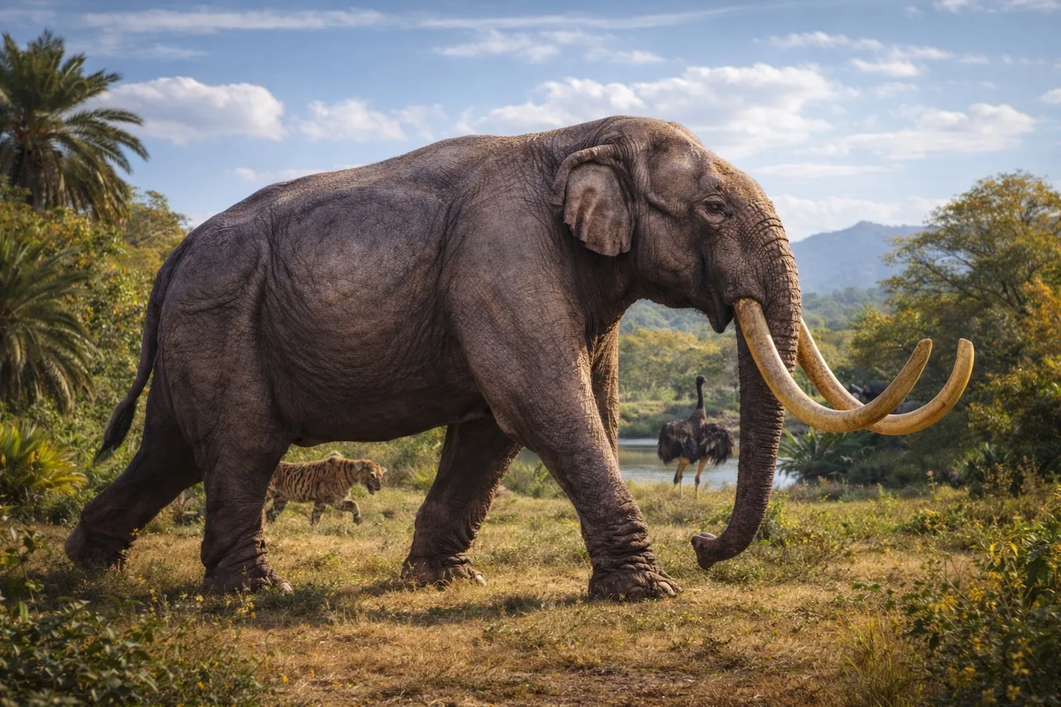 Фанагорийский слон (Phanagoroloxodon mammontoides) — это вымерший вид древних слонов, о...