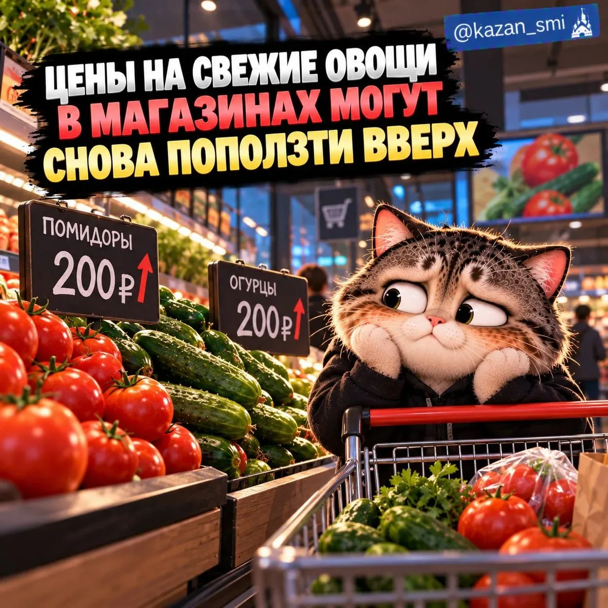 Цены на свежие овощи в магазинах могут снова поползти вверх