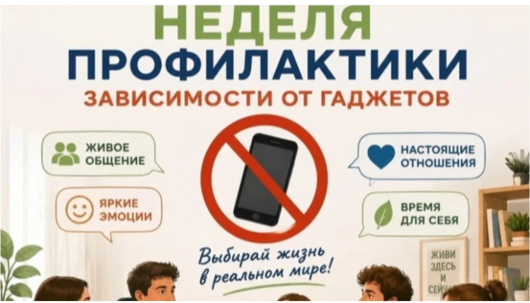 15 – 21 июня Минздравом РФ проводится Неделя профилактики зависимости от гаджетов.

Смартфоны, планш