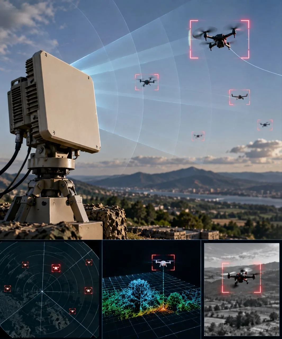 📡 Новый 4D-радар способен обнаруживать даже FPV-дроны на оптоволокне
