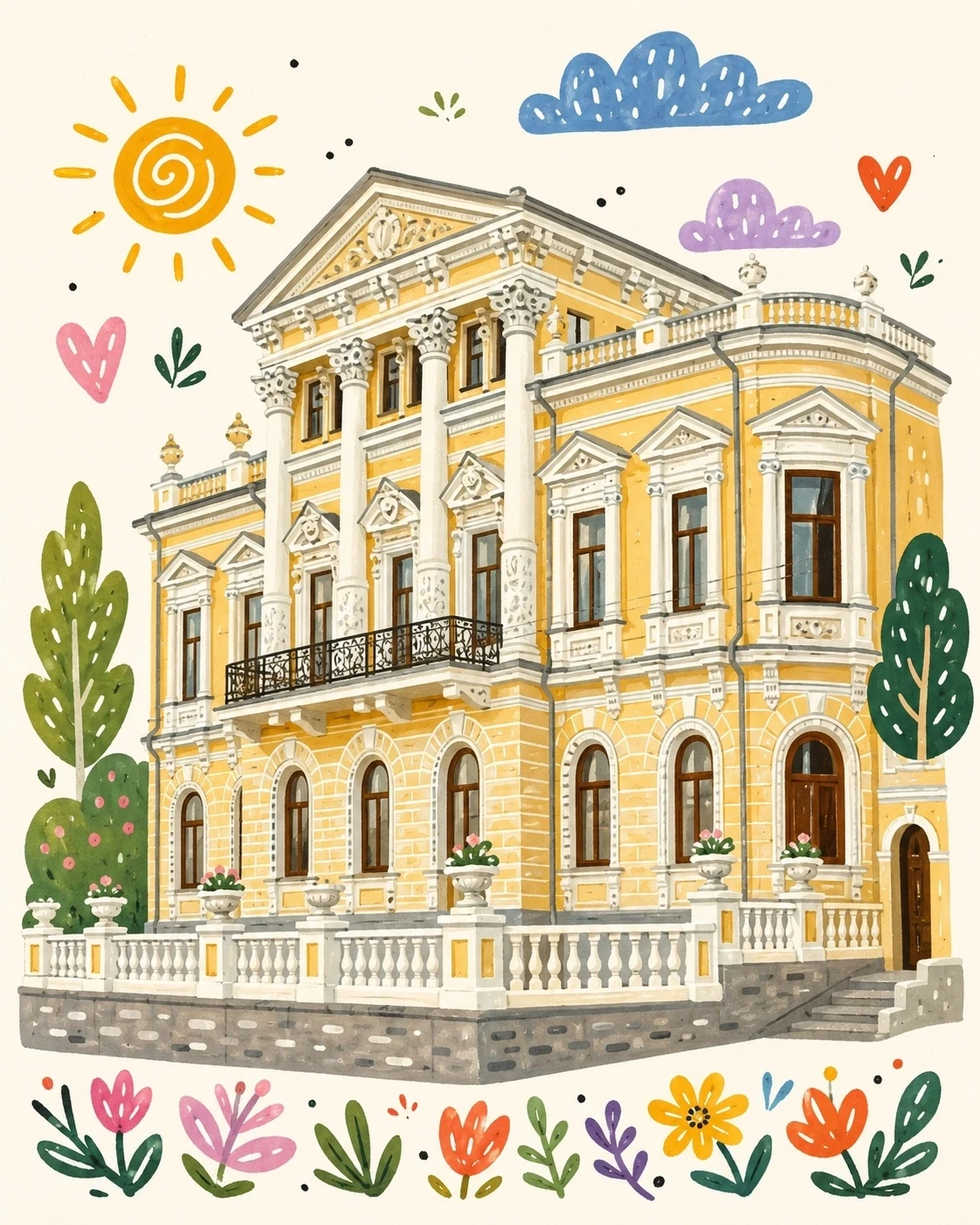 Нарисуй мне небо, нарисуй мне дождь… 🎨