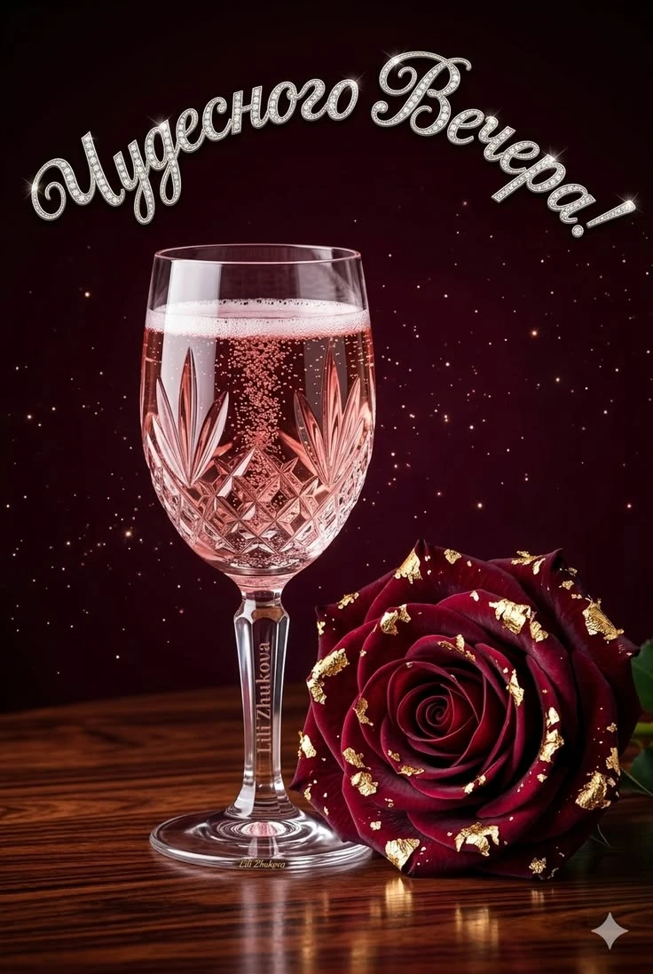 Хорошего вечера! Приятного отдыха! ✨🌹