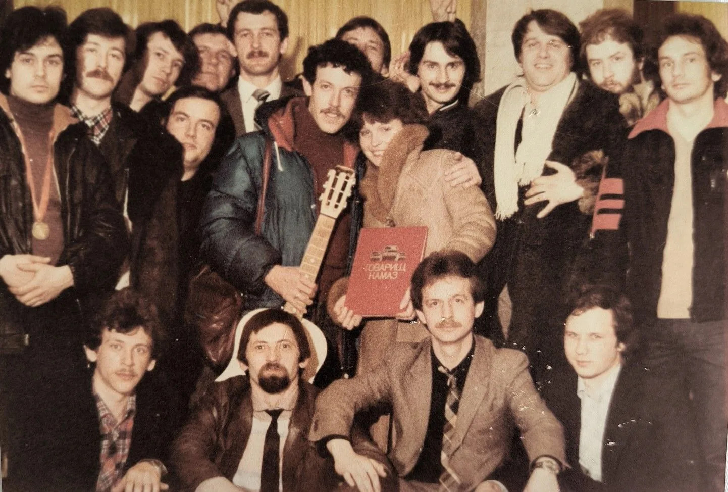 🔺Группа «Машина времени» в Интерклубе КАМАЗа. Набережные Челны. 1982 год.