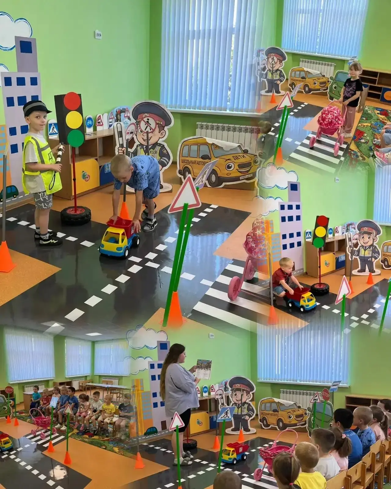 🚦 Тематический день ПДД в детском саду: учимся играя