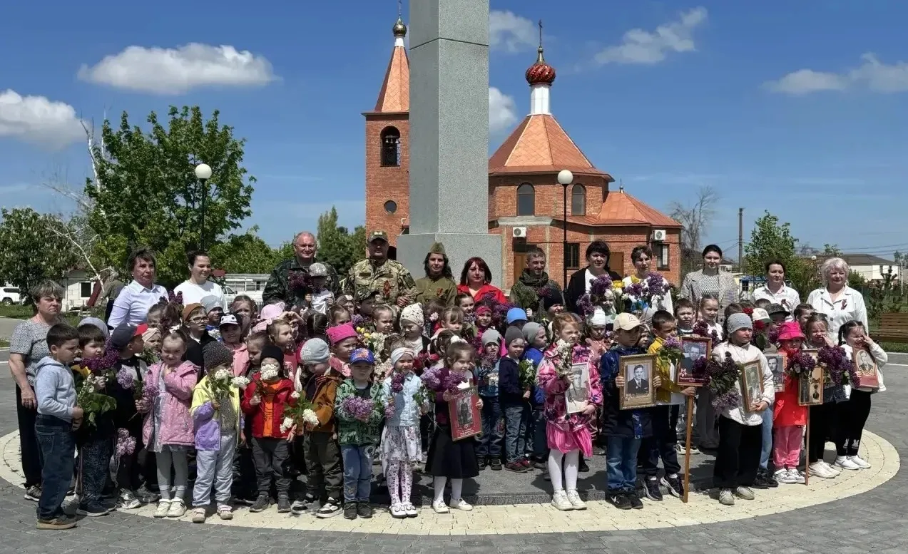 В рамках патриотического месячника "Марш Победы", в предверии празднования Дня Победы в детском саду