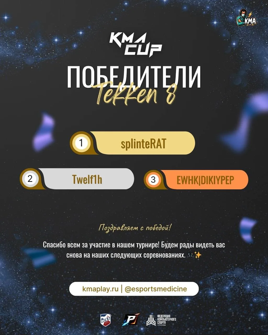 🏆 Итоги турнира по Tekken 8 🏆