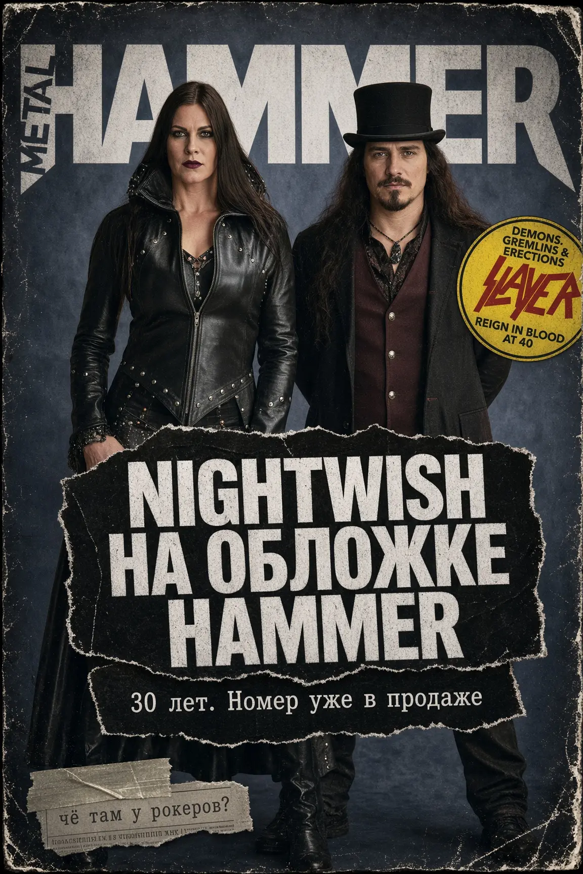 Nightwish на обложке нового Metal Hammer