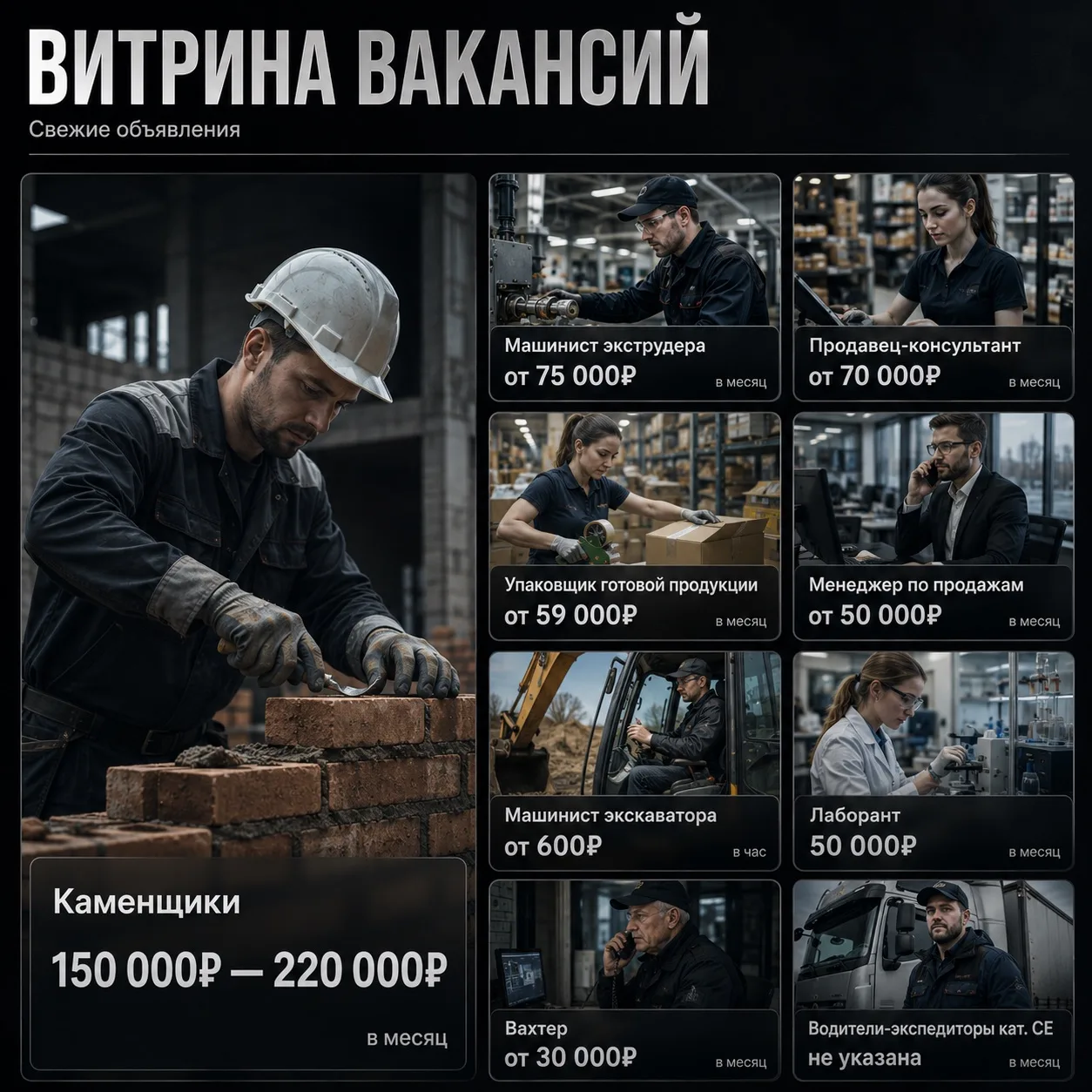 Ищи работу здесь: https://catalog.bloknot.ru/rabota/