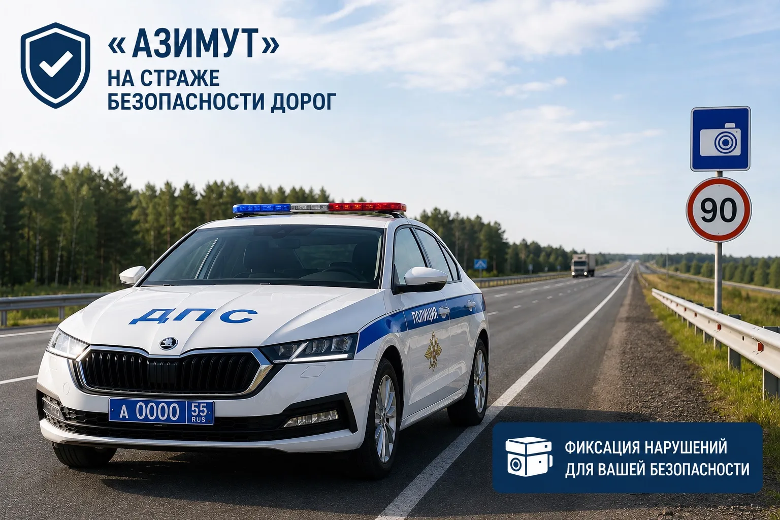 ✅ «Азимут» — на страже безопасности дорог

На дорогах Омской области контроль за соблюдением Правил 