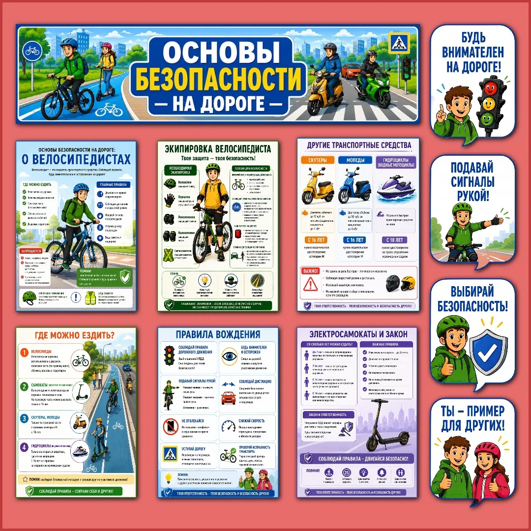 🚴 Основы безопасности на дороге.