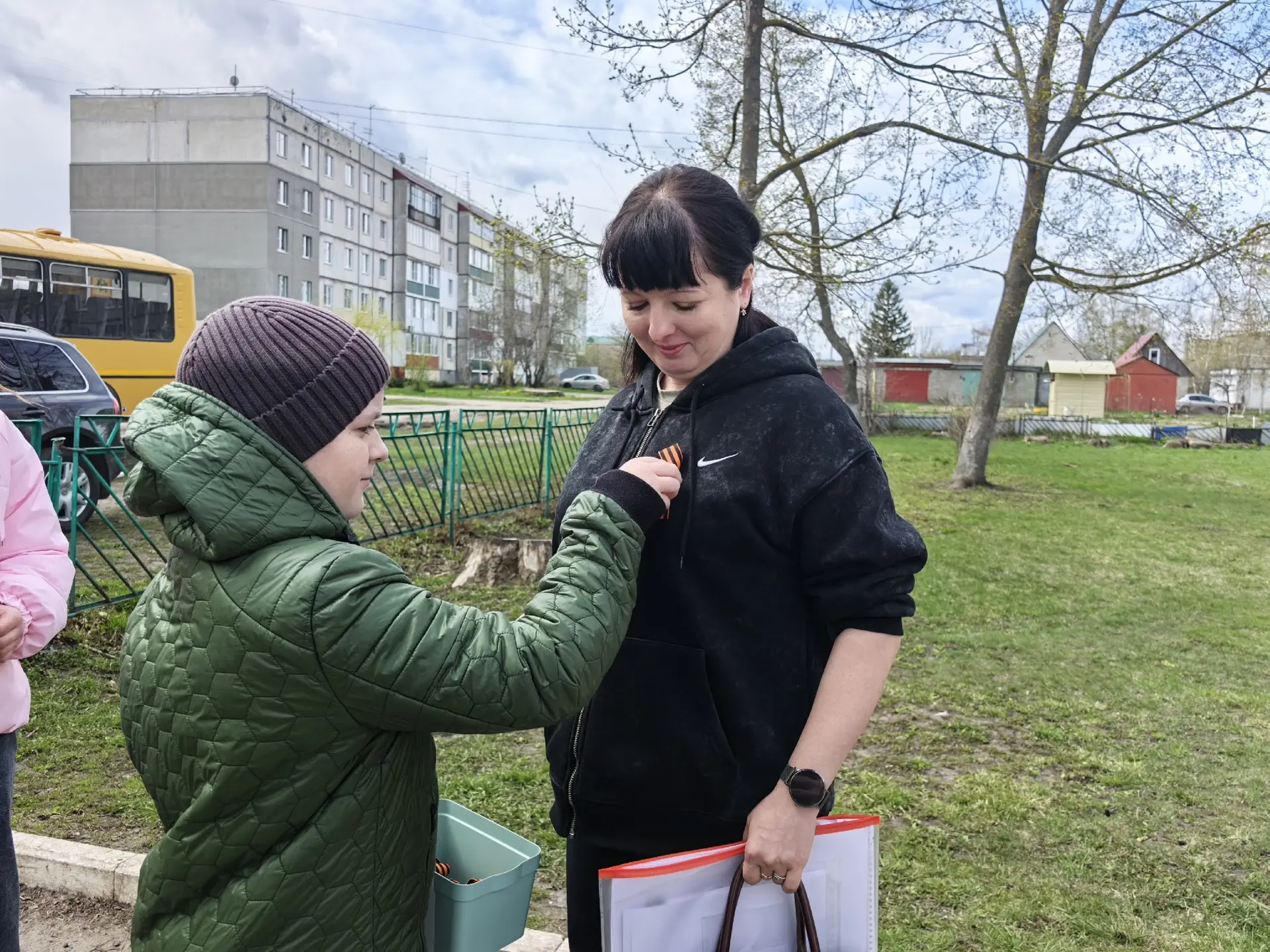 🌟 В преддверии 9 Мая в нашей школе стартовала акция «Георгиевская ленточка»!  Георгиевская ленточка 