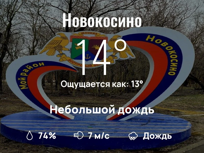 Что с погодой в Новокосино?