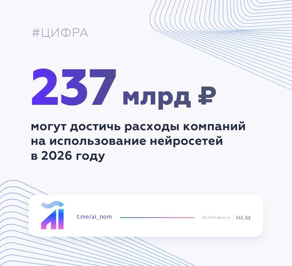Россия сожжёт 237 миллиардов на нейросети в 2026 году. Куда уйдут деньги