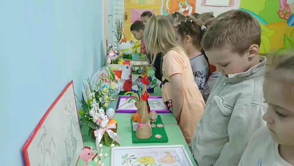 🐣☀️ Недавно в нашем детском саду "Сказка" состоялась замечательная выставка детских по...
