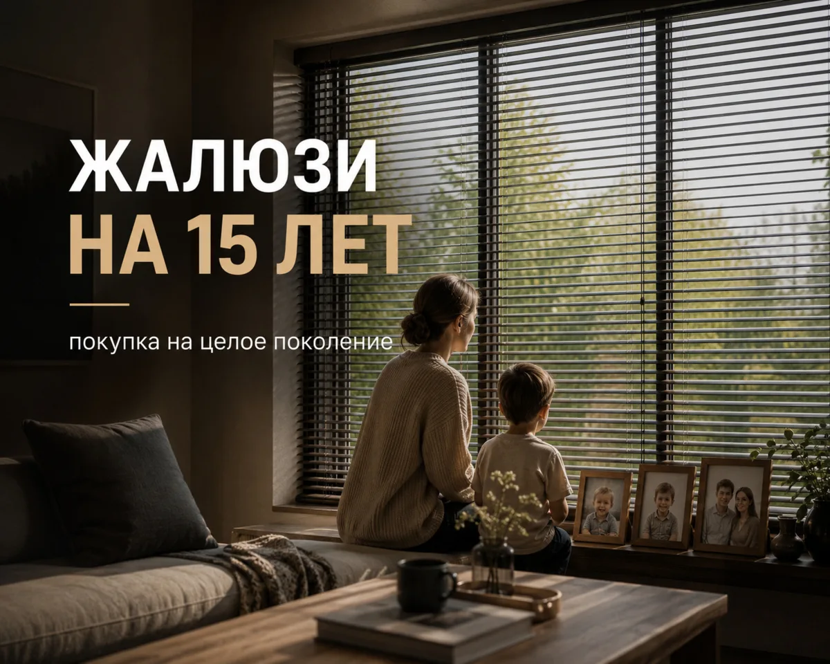 МОЖНО ЛИ ВЫБРАТЬ ЖАЛЮЗИ ОДИН РАЗ И НА 15 ЛЕТ? ⏳