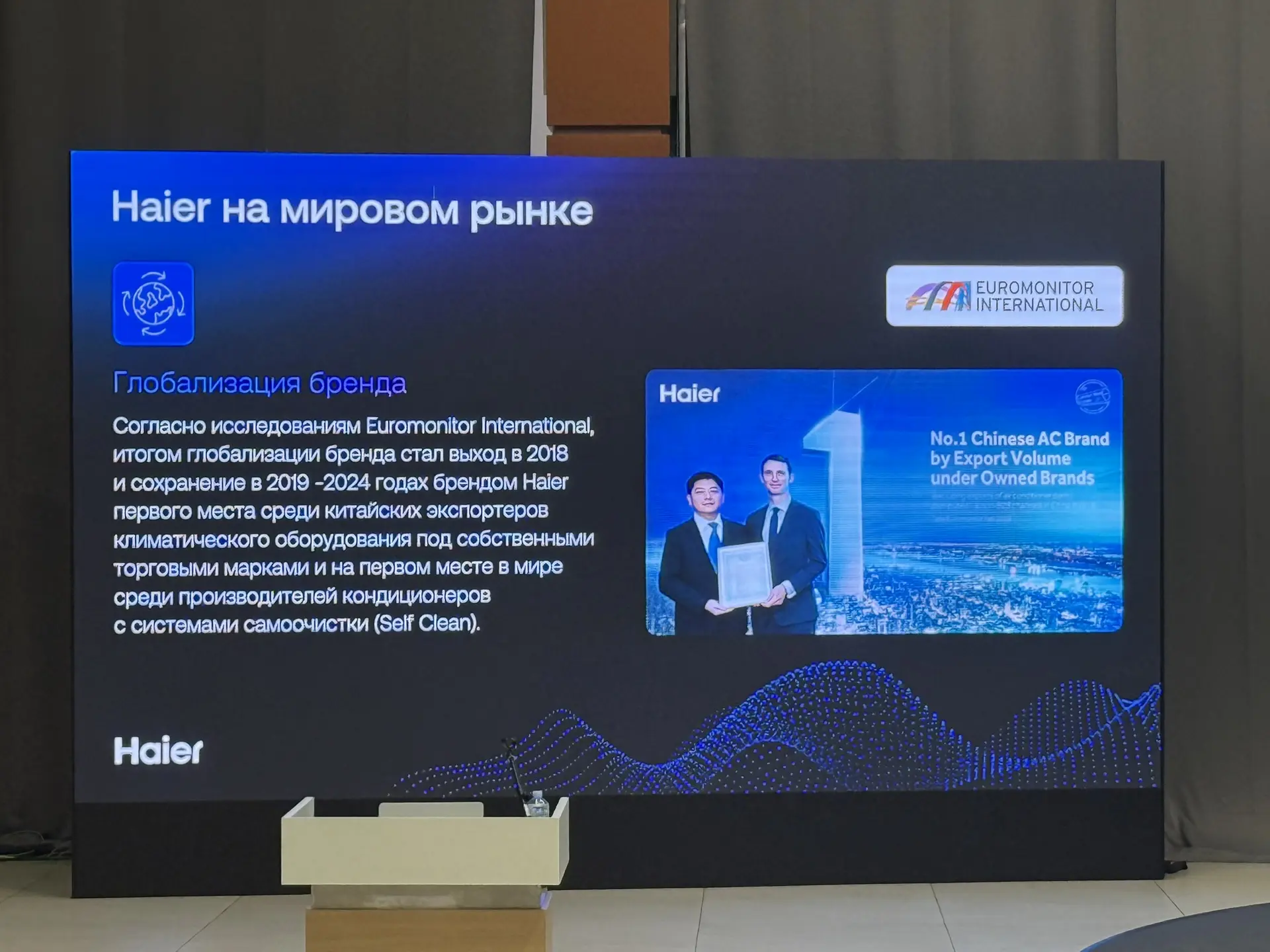 1 место в мире среди китайских поставщиков под собственным брендом 🔥

#Haier #Кондиционеры #СплитСи