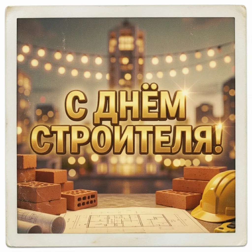 Друзья, всех причастных с праздником🎉 С Днем Строителя🔨🪚