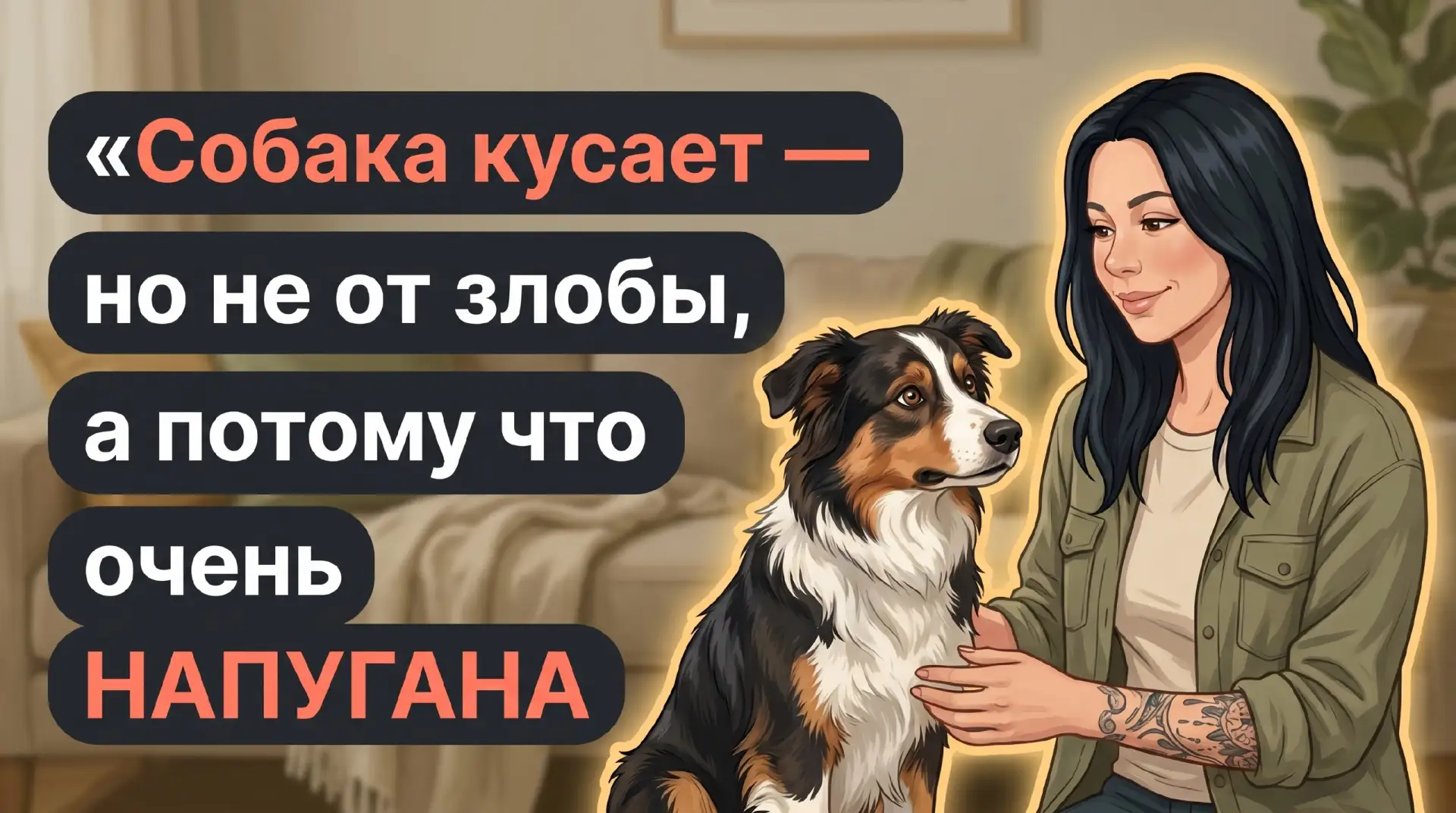 Собака кусает от страха: как мягко помочь 🐶