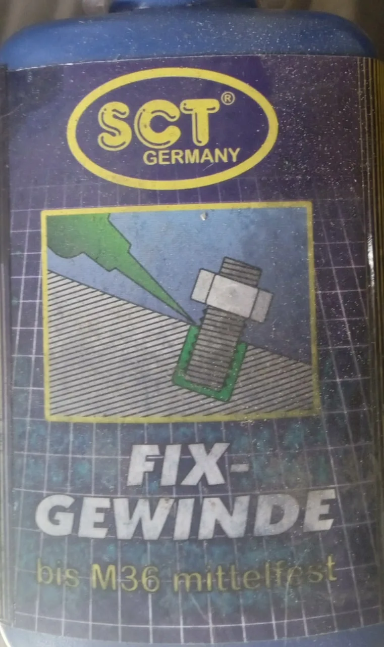 Герметик-фиксатор резьбы демонтируемый SCT Fix-Gewinde mittelfest M36 200 руб