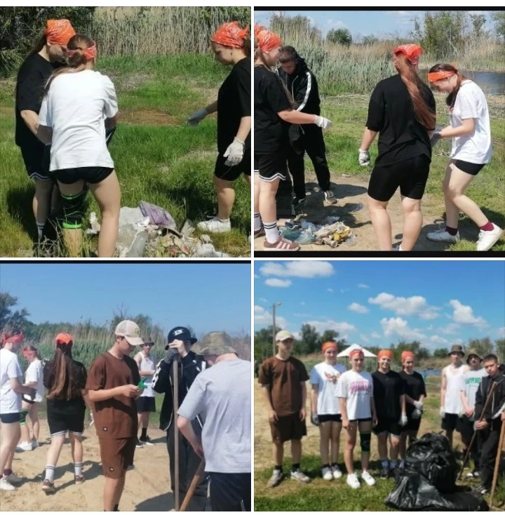 Волонтёры отряда "Добрая воля" МБОУ ДО " Токарёвский ДДТ" совместно с поселковым террит...
