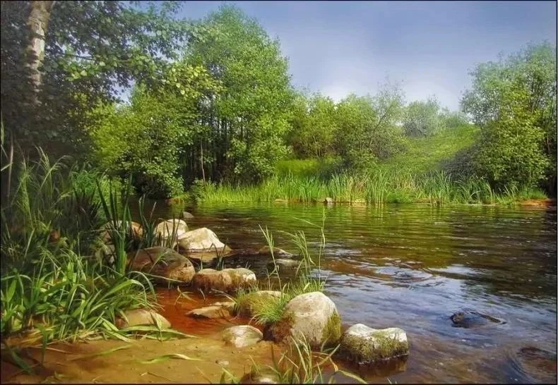 🎨Сергей Трухан - художник из Белоруссии. Его пейзажи настолько детально прописаны, что...