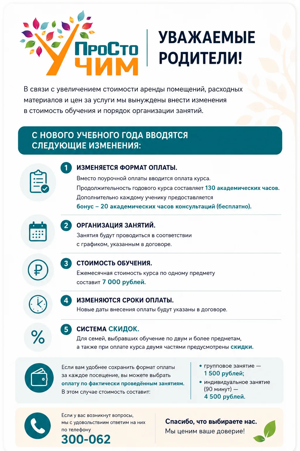 Уважаемые родители!
