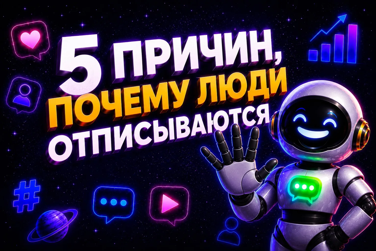 📉 5 причин, почему люди отписываются от каналов

Многие думают, что люди уходят из-за рекламы.

На 