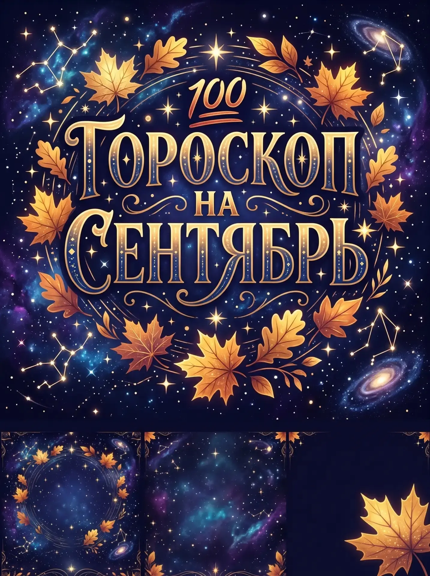 💯  ГОРОСКОП НА СЕНТЯБРЬ 🍂 🍁