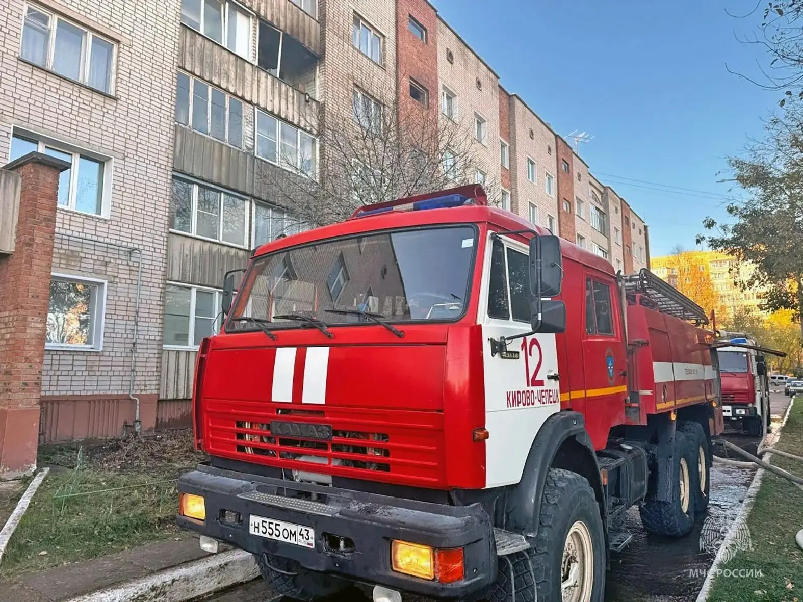 В Кирово-Чепецке при пожаре в своей квартире погиб 55-летний мужчина
