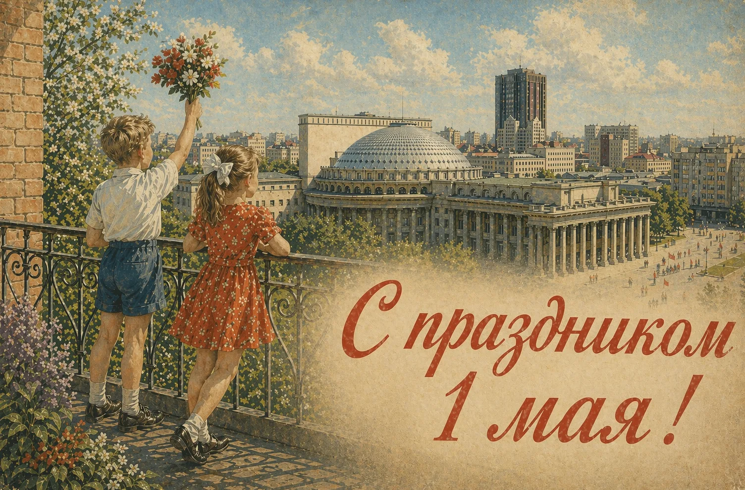 Поздравляем с праздником весны и труда!  Первое мая —не просто дата в календаре, это настоящий празд