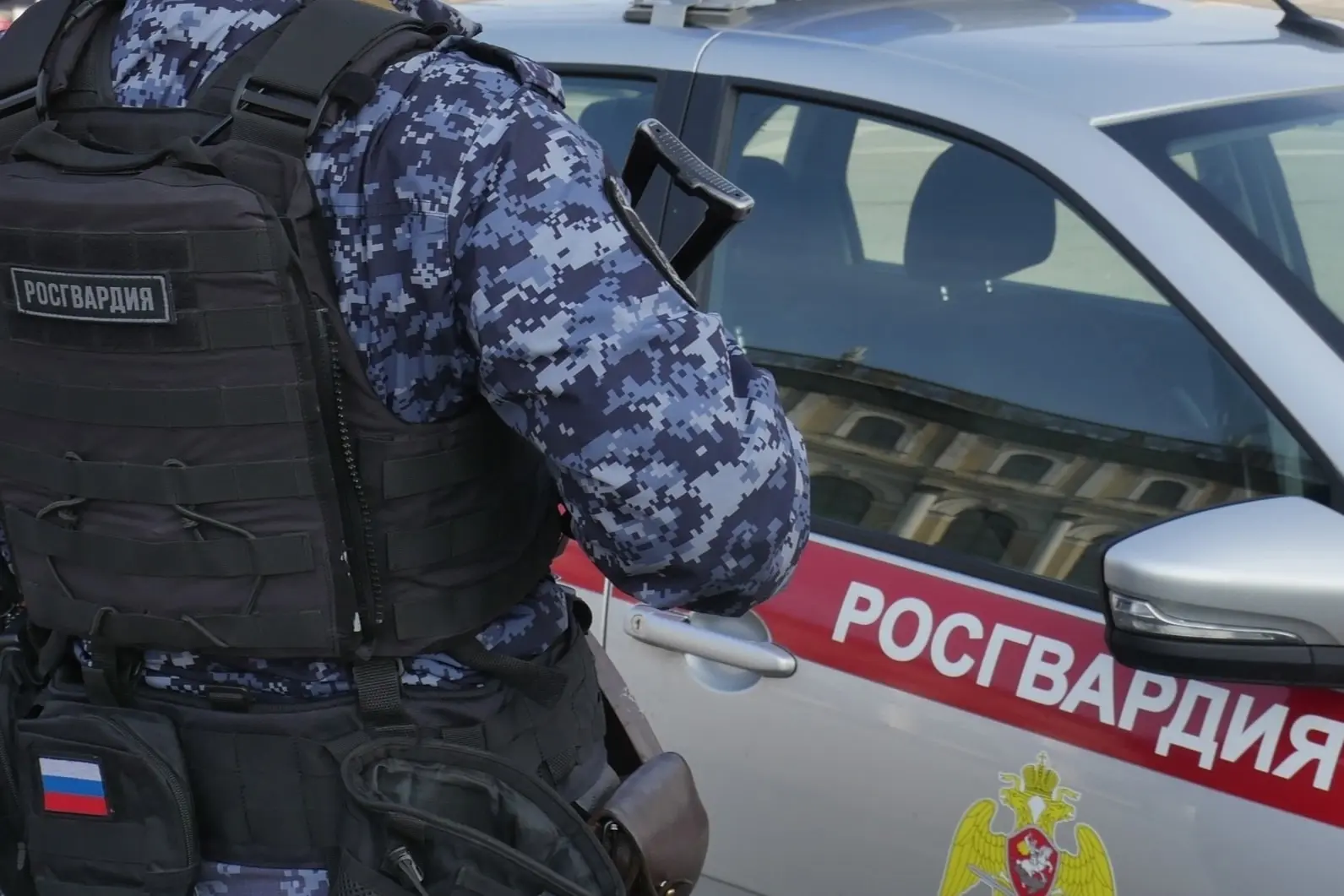 В центре Петербурга сотрудники Росгвардии задержали участника уличной драки, избившего мужчину бутыл