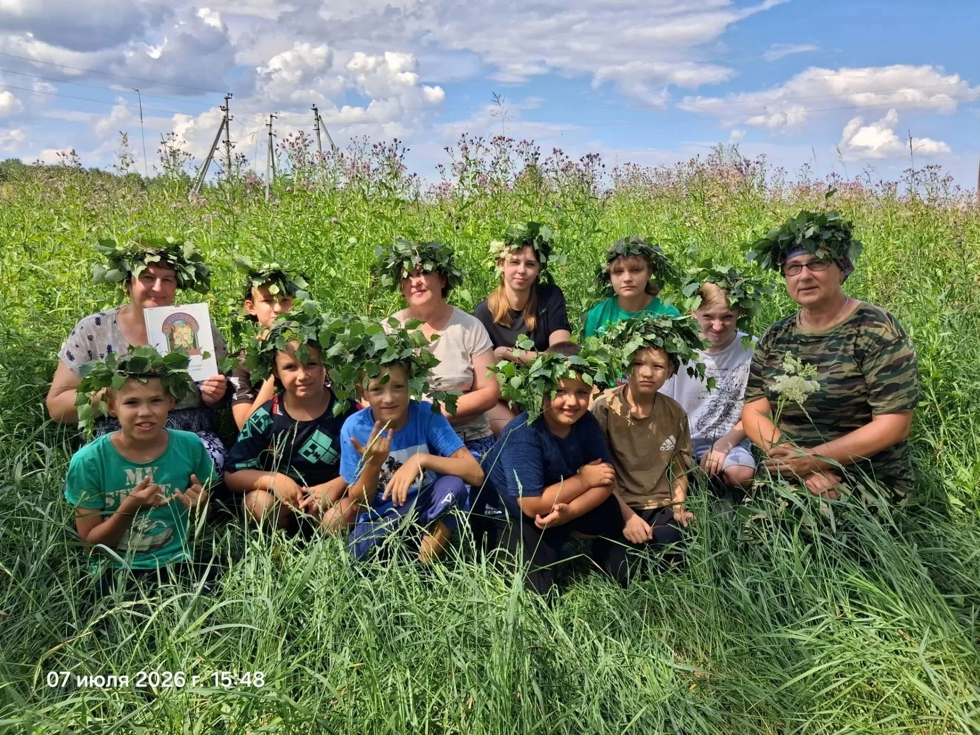Сегодня,  7 июля, мы организовали поход в лес «На Ивана Купалу ждут вас разные забавы»
Праздник Иван