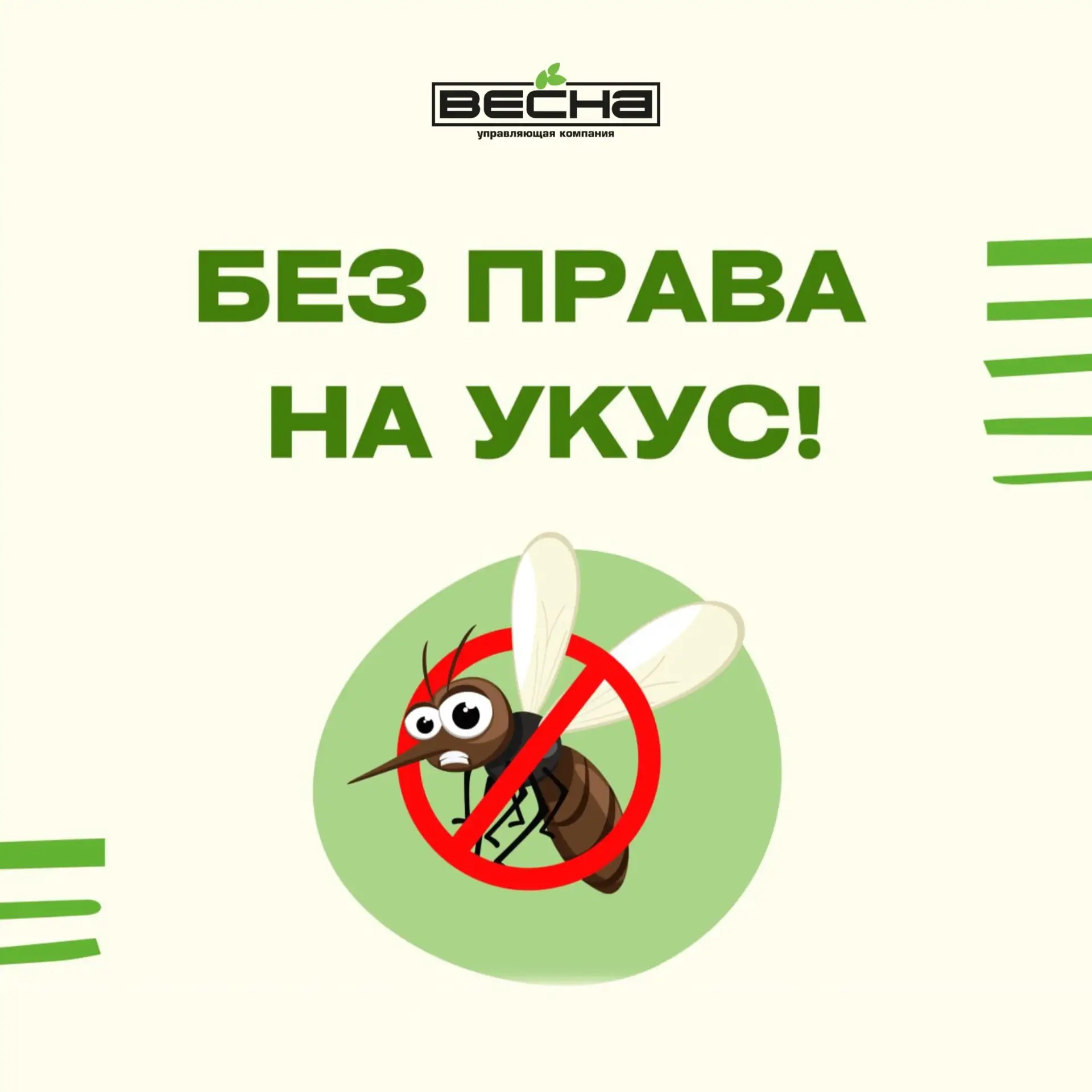 Ни один комар не пройдет! 

🗓 На календаре начало июня, а это значит, что у насекомых снова большие