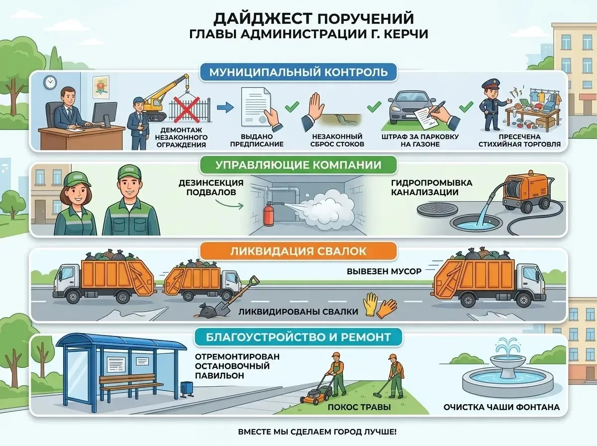 По моим поручениям, направленным на улучшение городской среды и повышение комфорта проживания, за пр
