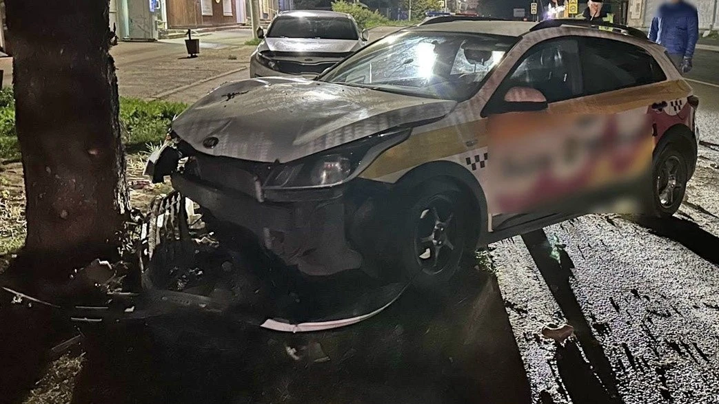 Во Владимирской области пьяная мигрантка угнала такси и разбила его о дерево