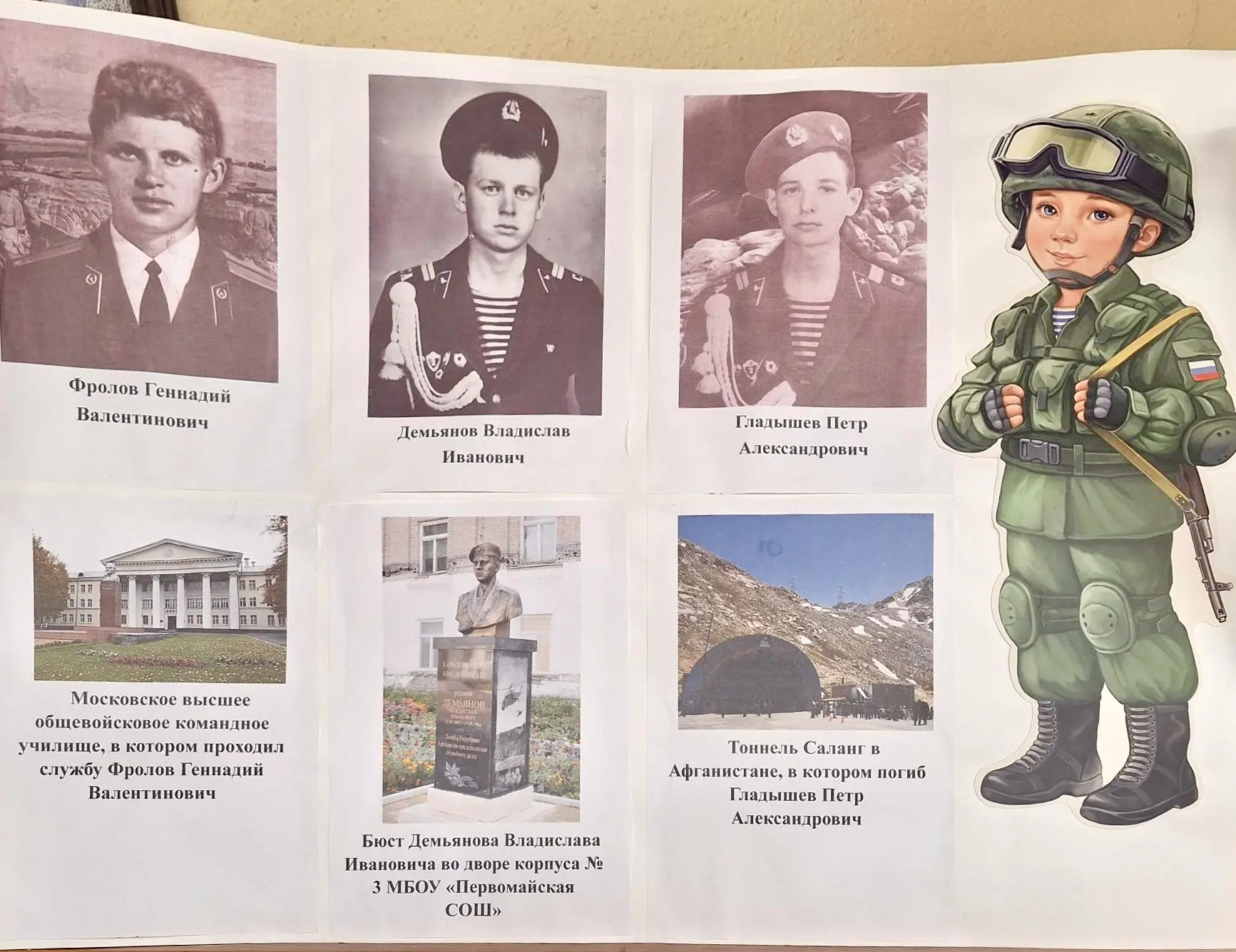 ✅В преддверии Дня памяти о россиянах, исполнявших служебный долг за пределами Отечества, в первом уч