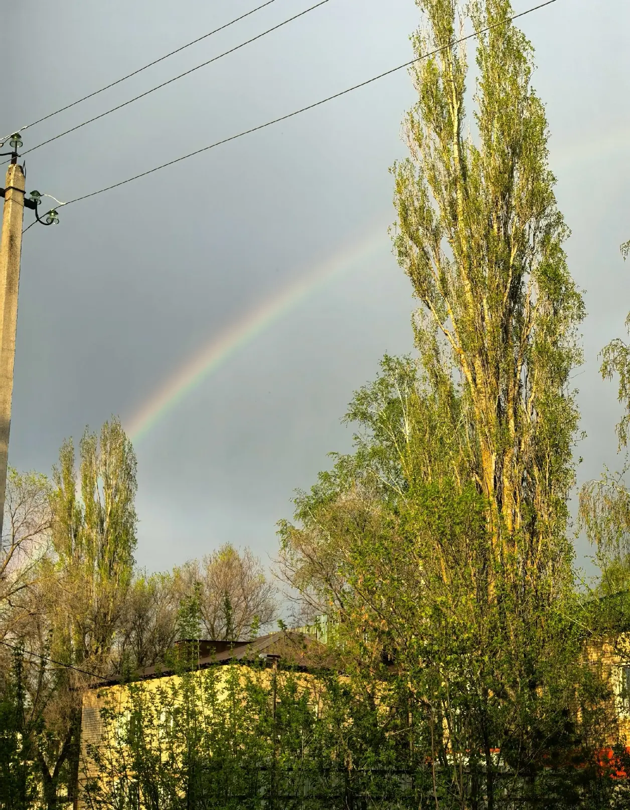 🌈 Радуга над Кирсановом. Делитесь фотографиями, кому удалось запечатлеть.