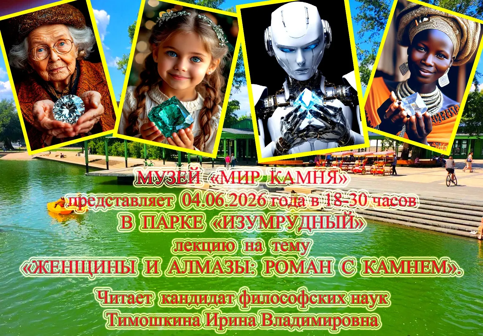 💎 Лекция «Женщины и алмазы. Роман с камнем»