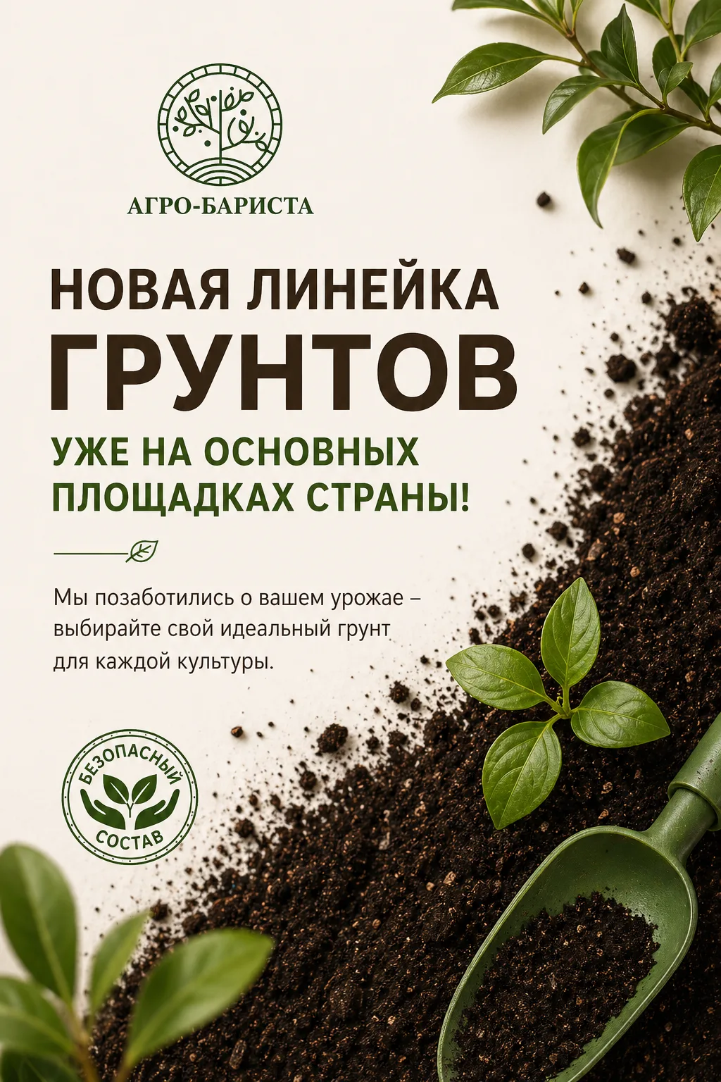 Новая линейка грунтов для выращивания НА БАЛКОНЕ И ПОДОКОННИКЕ уже на основных площадка...