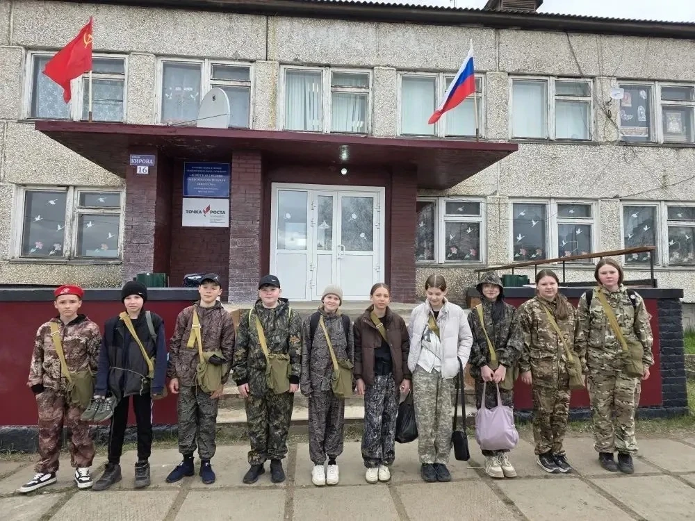 💥Сегодня команда нашей школы приняла участие в муниципальном этапе военно‑патриотическ...