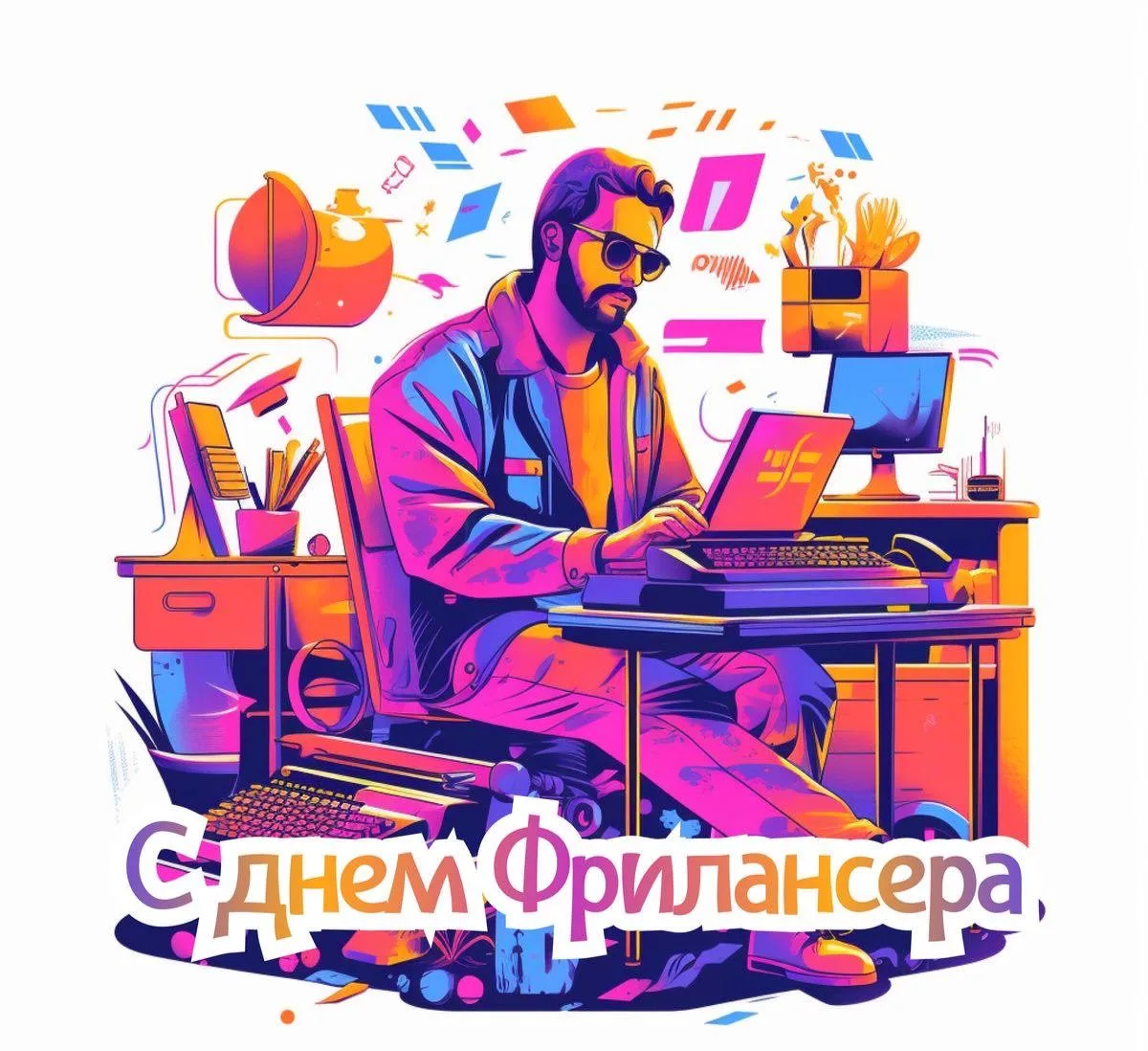 Сегодня, 14 мая, в России отмечают День фрилансера! 🎉