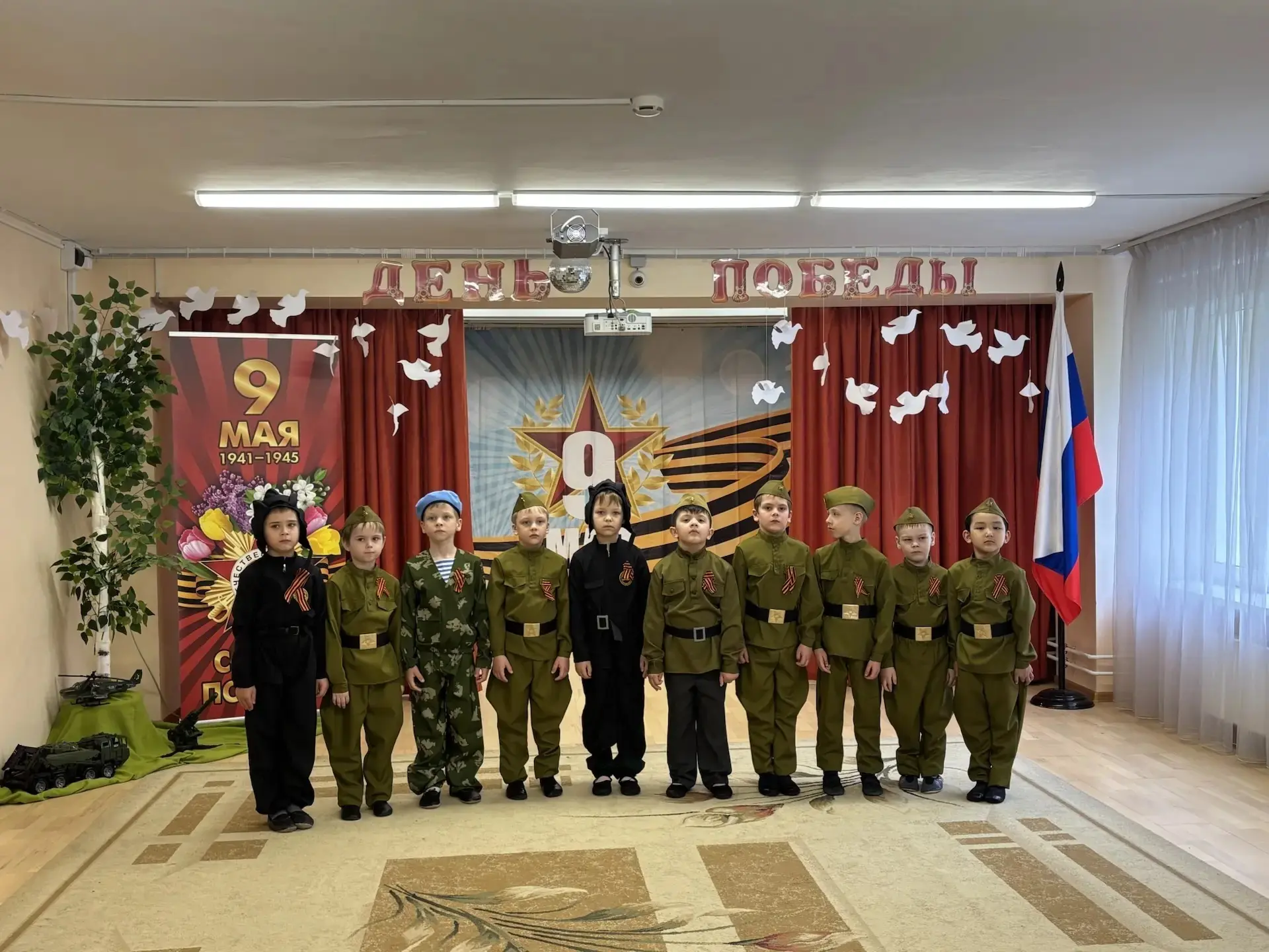 💡 Концерт ко Дню Победы в детском саду "Росток"  🌟 В течение всей недели воспитанники детского сада 
