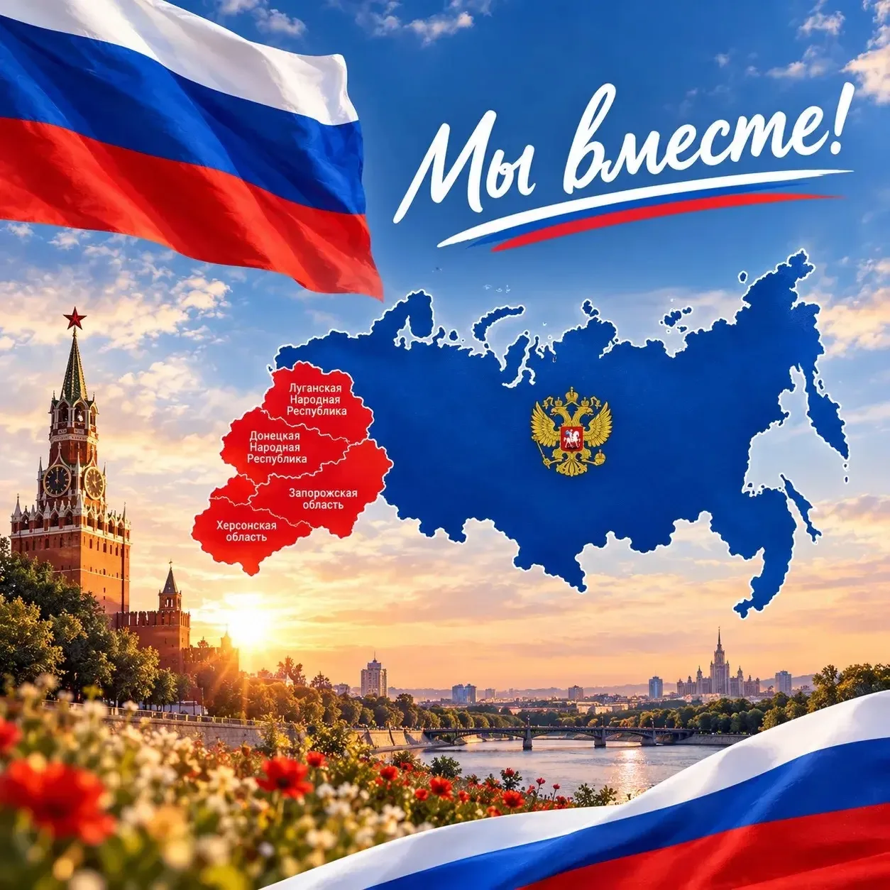 30 сентября — День воссоединения Донецкой и Луганской Народных Республик, Запорожской и...