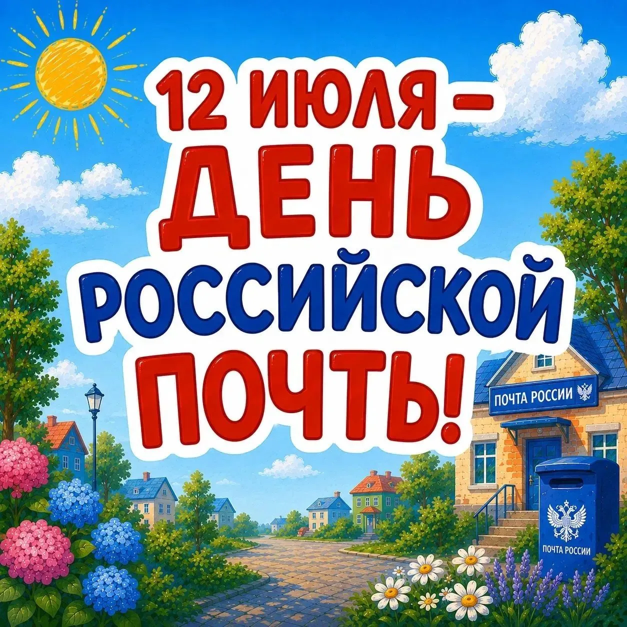 📬✨ 12 июля — День почты! ✨📬 

Дорогие друзья! Сегодня, 12 июля, отмечаем замечательный праздник — 