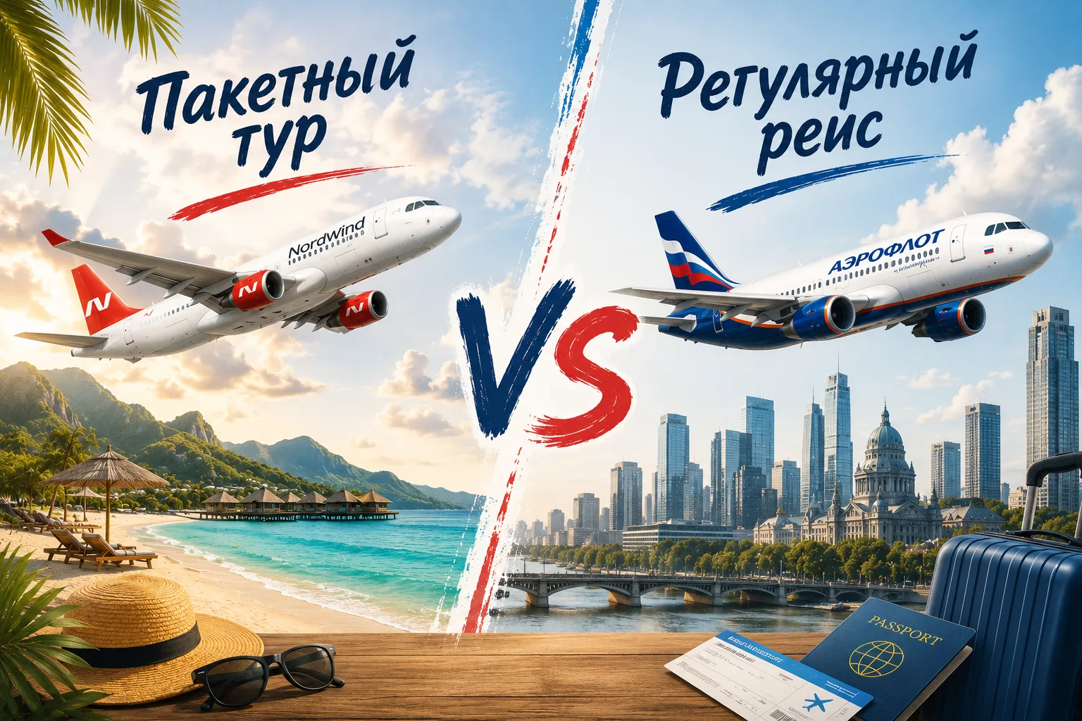 ПАКЕТНЫЙ ТУР VS РЕГУЛЯРНЫЙ РЕЙС

✈️ Сейчас идет распродажа авиабилетов. Но знаете, что нас до сих по